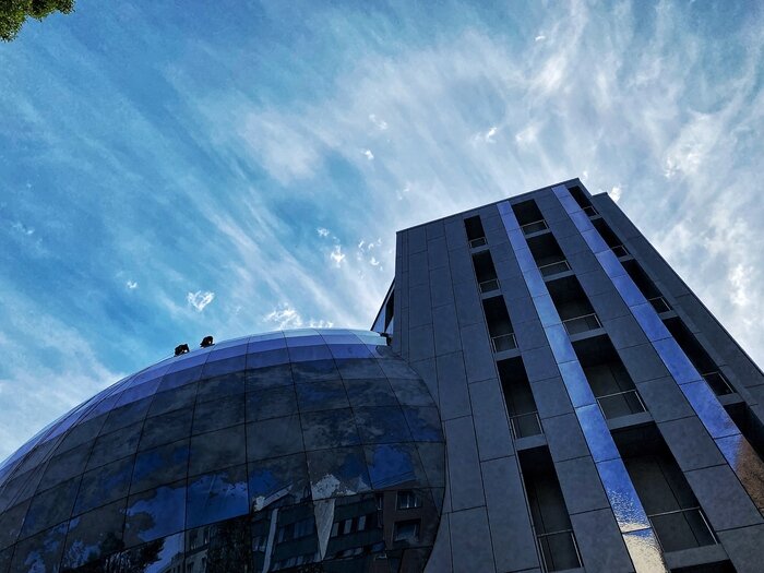 Фото дня: необычное явление в небе над ММО - Новости Калининграда | Фото: Александр Подгорчук / «Клопс»