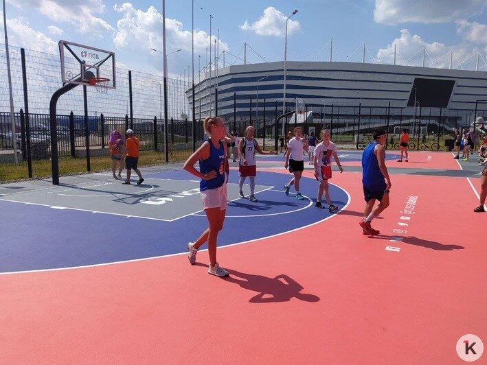 Андрей Кириленко назвал площадку для баскетбола на стадионе «Калининград» лучшей в мире - Новости Калининграда | Фото: &quot;Клопс&quot;