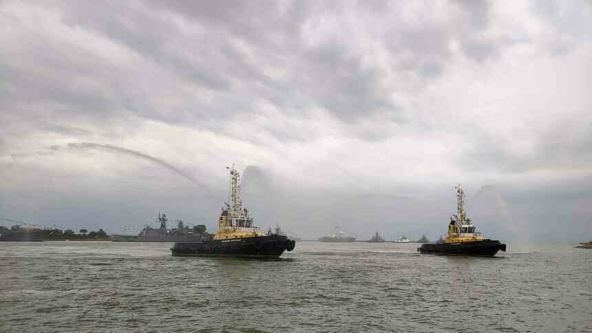 6 судов Балтфлота прибыли в Кронштадт для участия в Дне ВМФ - Новости Калининграда | Фото: пресс-служба ЗВО по Балтфлоту