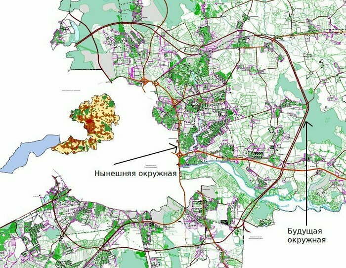 Рядом с Калининградом планируют строить дублёр Большой Окружной (схема) - Новости Калининграда