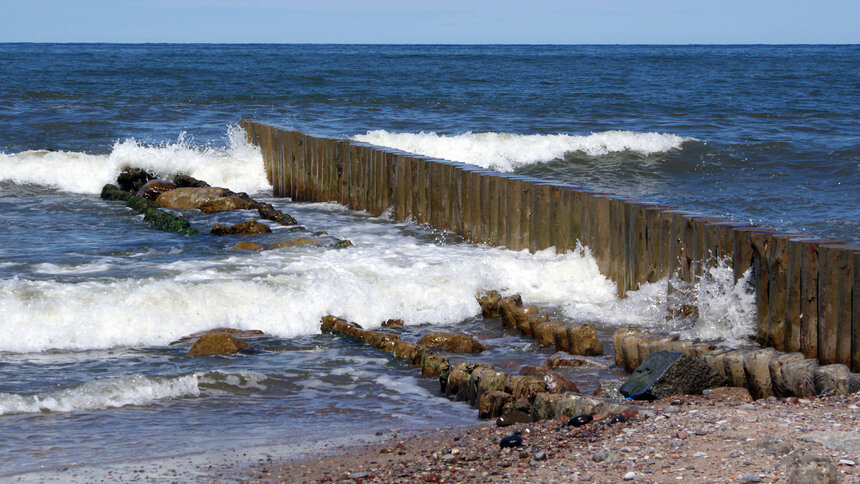 В Гидрометцентре назвали температуру воды в море у калининградского побережья - Новости Калининграда | Фото: архив «Клопс»