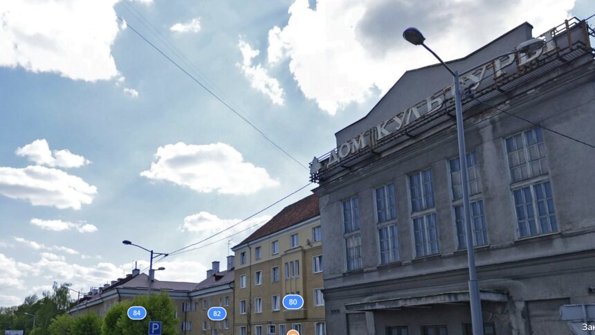 В бывшем ДК в Калининграде планируют открыть арт-резиденцию «Дом молодёжи» - Новости Калининграда | Изображение: скриншот сервиса «Яндекс.Карты»