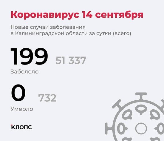 199 заболели и 152 выздоровели: ситуация с коронавирусом в Калининградской области на вторник - Новости Калининграда
