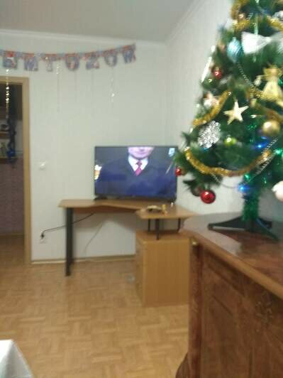 Калининградцам показали "обрезанное" новогоднее обращение Путина (фото) - Новости Калининграда | Фото очевидцев
