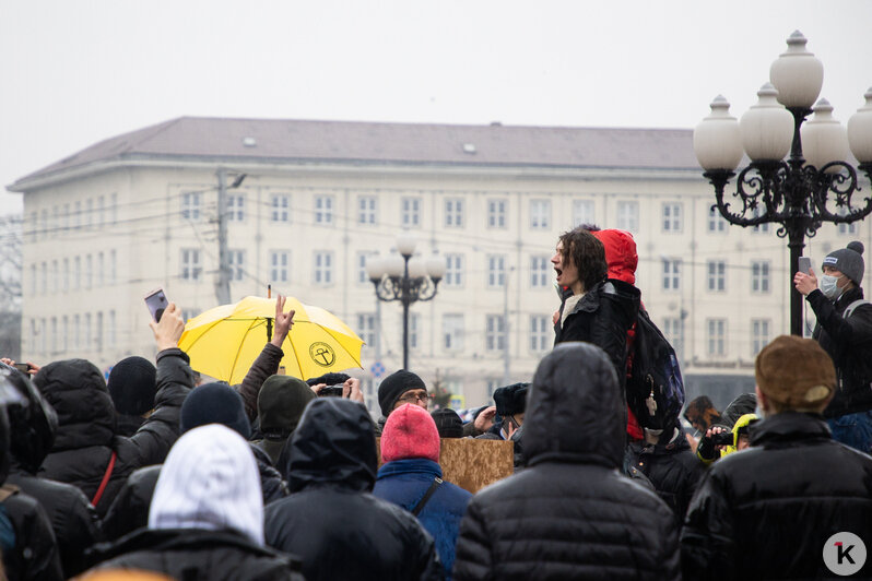 Как в Калининграде прошла акция сторонников Навального: фоторепортаж - Новости Калининграда | Фото: Александр Подгорчук