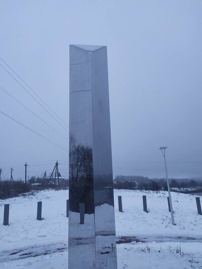 "Место для диалога с космосом": в Багратионовске появился обелиск из металла (фото) - Новости Калининграда | Фото: &quot;Клопс&quot;