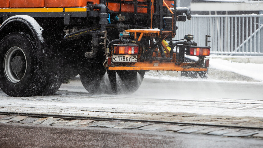 Калининградские коммунальщики сообщили о рекордном количестве снега - Новости Калининграда | Фото: Александр Подгорчук/&quot;Клопс&quot;