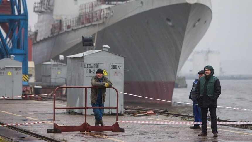 На заводе &quot;Янтарь&quot; рассказали о судьбе корпуса фрегата, законсервированного пять лет назад - Новости Калининграда | Фото: архив &quot;Клопс&quot;