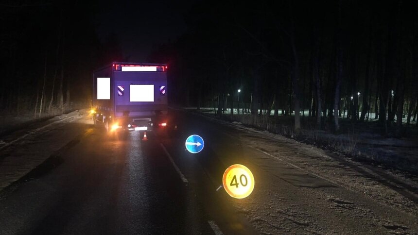 В полиции рассказали подробности аварии в Калининграде, где грузовик насмерть сбил пешехода - Новости Калининграда | Фото: пресс-служба регионального УМВД