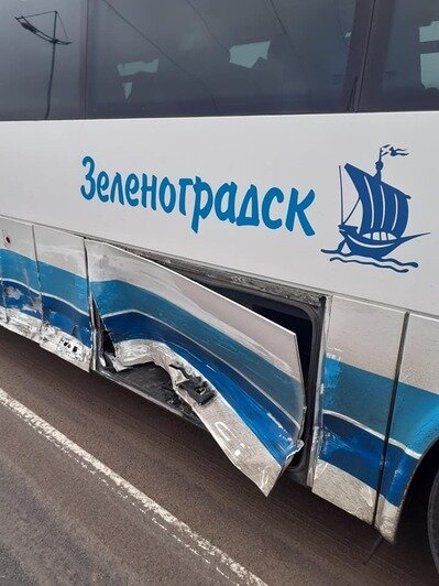 Очевидцы рассказали подробности ДТП с автобусом под Пионерским - Новости Калининграда | Фото очевидцев