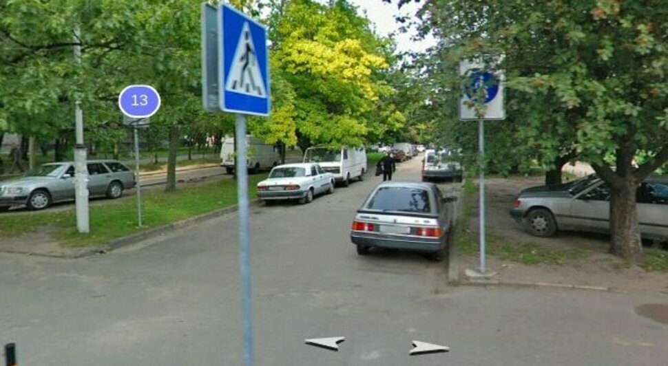 Пешеходная зона в 2010 году | Фото: Яндекс-Карты