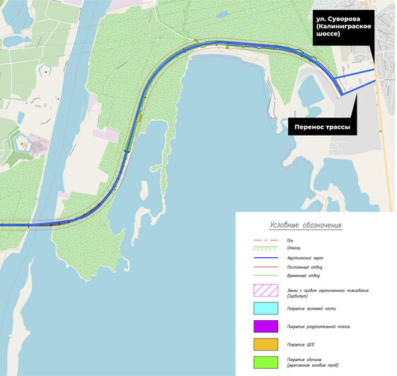 Калининградцы предложили изменить проект платной трассы вдоль залива, чтобы дорога обошла СНТ (схема)  - Новости Калининграда