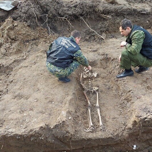 Предположительно, погибли во время войны: при работах в Багратионовском районе нашли останки 25 человек - Новости Калининграда | Фото: региональный СКР