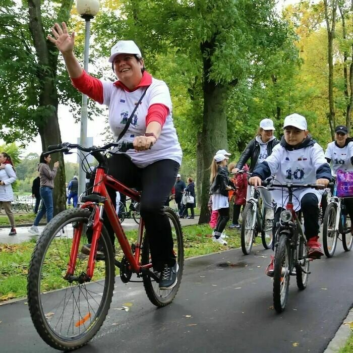 В Советске состоялся велозабег в честь открытия новой велодорожки  - Новости Калининграда