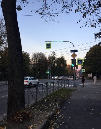 В Калининграде на Карла Маркса поставили дублёры светофоров (фото) - Новости Калининграда