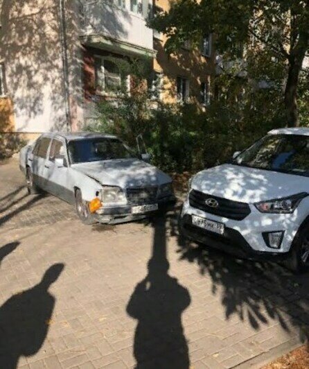 В Калининграде пассажирка Mercedes пострадала при столкновении с Hyundai - Новости Калининграда | Фото: ГИБДД региона