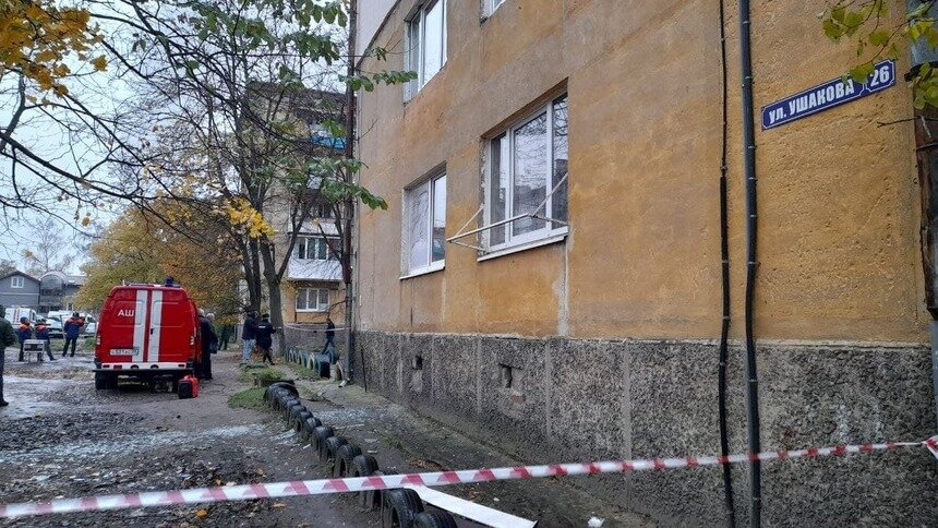 В Балтийске введут режим ЧС из-за взрыва в пятиэтажке - Новости Калининграда | Фото: очевидец