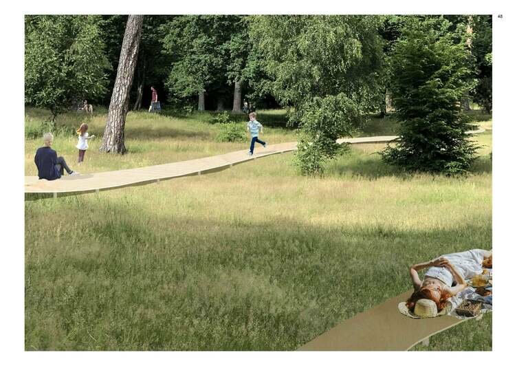 Опубликован проект благоустройства парка Теодора Кроне в Калининграде - Новости Калининграда | Эскизы: администрация Калининграда