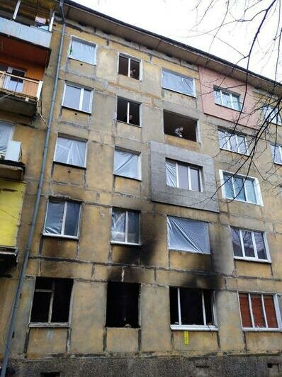 В Балтийске начали менять окна в домах, пострадавших от взрыва (фото) - Новости Калининграда | Фото: пресс-служба правительства Калининградской области