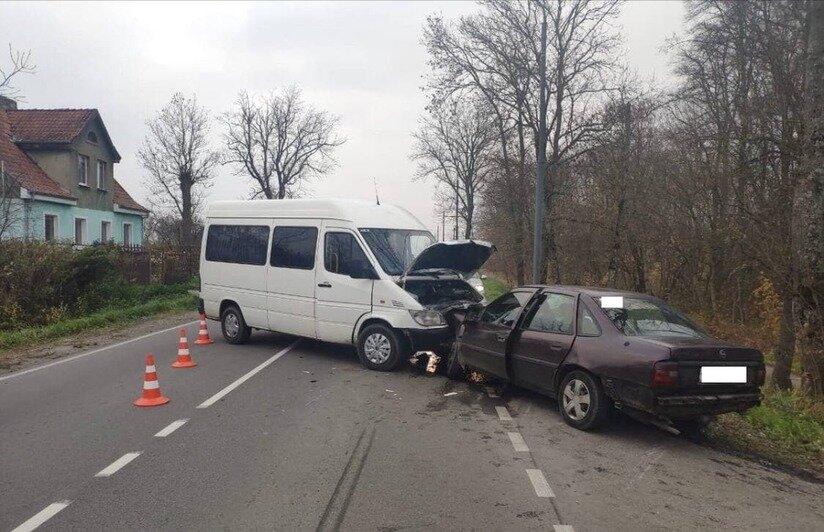 В Немане Mercedes врезался в Opel - Новости Калининграда | Фото: ГИБДД региона