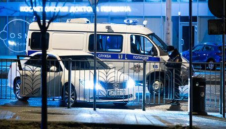 Появилось видео задержания четверых участников ночной перестрелки на площади Василевского 