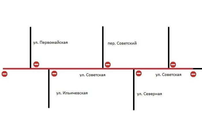 Схема перекрытия 9 мая калининград