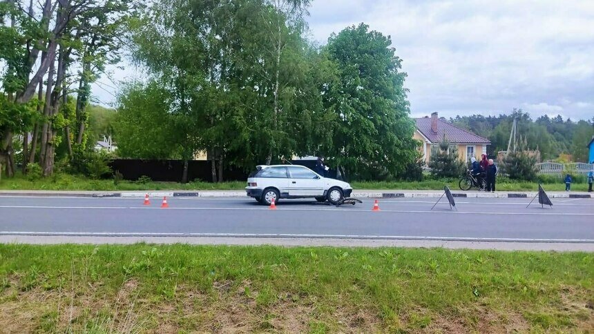 В Багратионовском районе водитель пытался обогнать велосипедиста-пенсионера, но сбил его - Новости Калининграда | Фото: ГБДД по Калининградской области