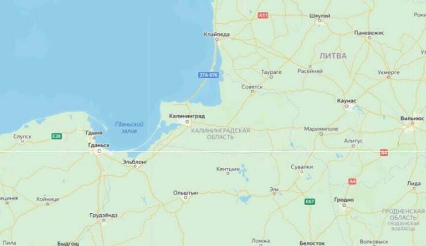 «Яндекс» уберёт границы государств с обзорной карты мира - Новости Калининграда | Скриншот сервиса «Яндекс.Карты»