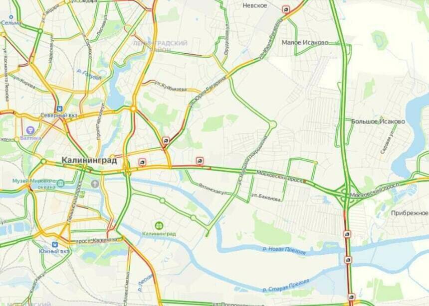Калининград проспект мира карта