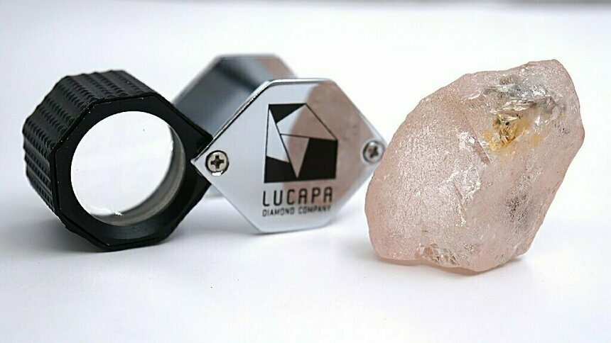 В Анголе нашли крупнейший из добытых за последние 300 лет розовый алмаз  - Новости Калининграда | Фото: Lucapa Diamond Company 
