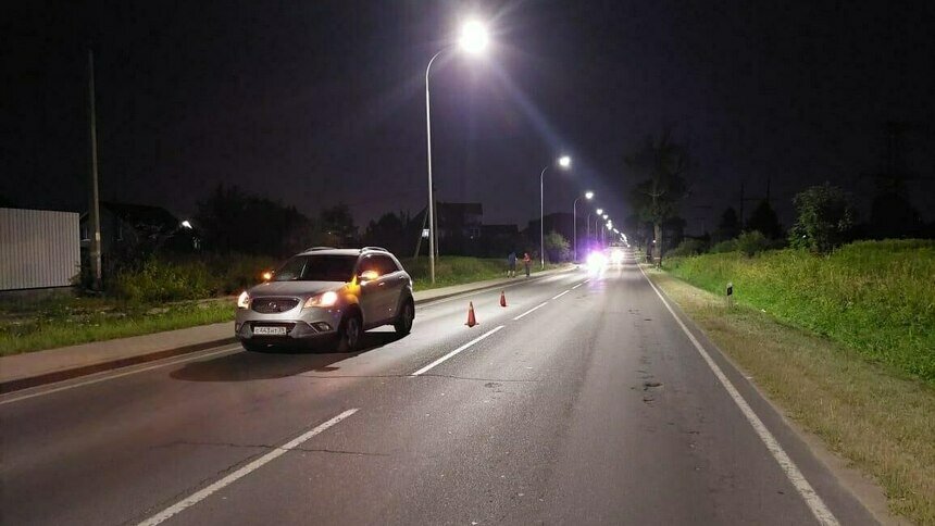 На Мамоновском шоссе водитель SsangYong сбил 28-летнего пешехода  - Новости Калининграда | Фото: пресс-служба региональной ГИБДД