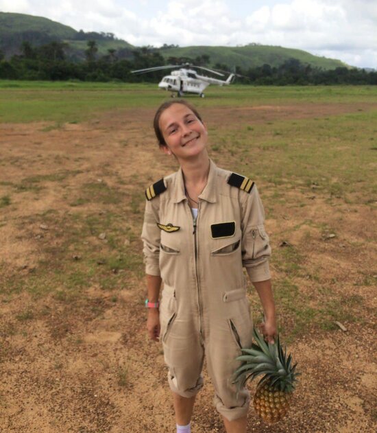 «Мы упали, но выжили»: калининградка 8 лет работала в Африке на вертолётах, доставлявших в деревни еду и лекарства  - Новости Калининграда | Фото предоставила Екатерина Михно