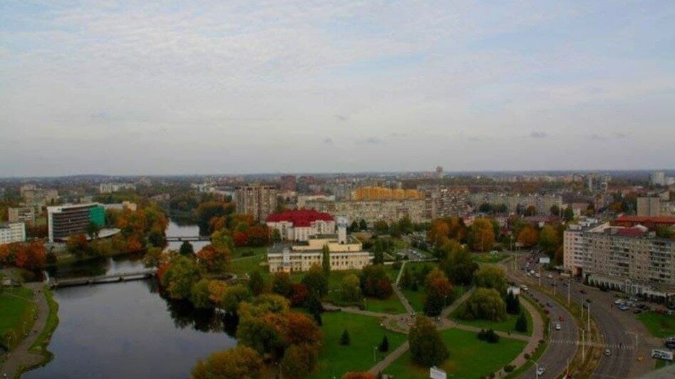 Вид на город с крыши Дома Советов | Фото: личный архив