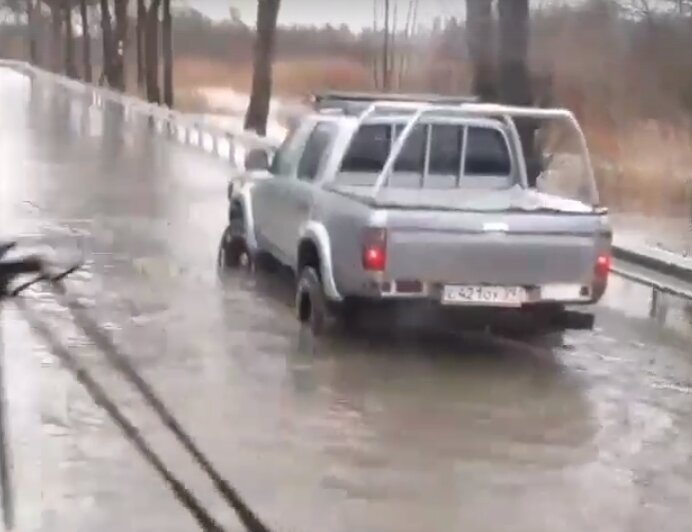 В Калининграде из-за шторма затопило шесть улиц (фото) - Новости Калининграда