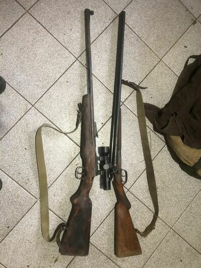 Пули, порох, два ствола: в лесу под Полесском местный житель нашёл оружие - Новости Калининграда | Фото: Пресс-служба УМВД