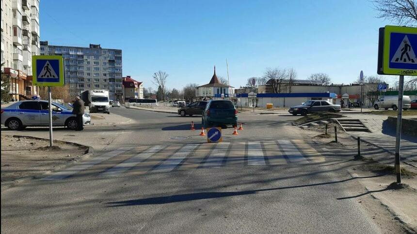 В Балтийске автомобиль сбил 19-летнюю девушку на «зебре» - Новости Калининграда | Фото: ГИБДД региона