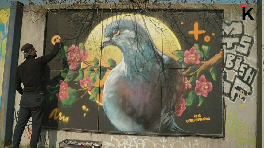 «Граффити могут быть полезными»: калининградский художник рассказал, как искусство меняет облик улиц (видео) - Новости Калининграда | Фото: «Клопс»