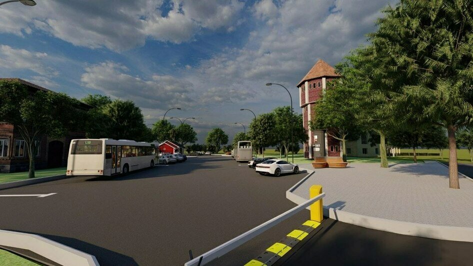 В Янтарном построят парковку для легковушек и туристических автобусов (эскизы) - Новости Калининграда | Предоставлено Артуром Крупиным