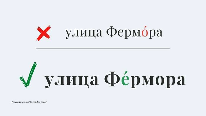 Фéрмора, Ка́рташева и другие: улицы Калининграда, в названии которых все путаются - Новости Калининграда | Иллюстрация: телеграм-канал «Кеска для слов»