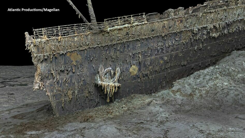 Учёные создали первый детализированный 3D-скан «Титаника» (фото) - Новости Калининграда | Фото: Atlantic Productions/Magellan