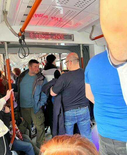 Трамваи-душегубки: в новых «Корсарах» перестали работать кондиционеры    - Новости Калининграда | Фото: «Клопс»