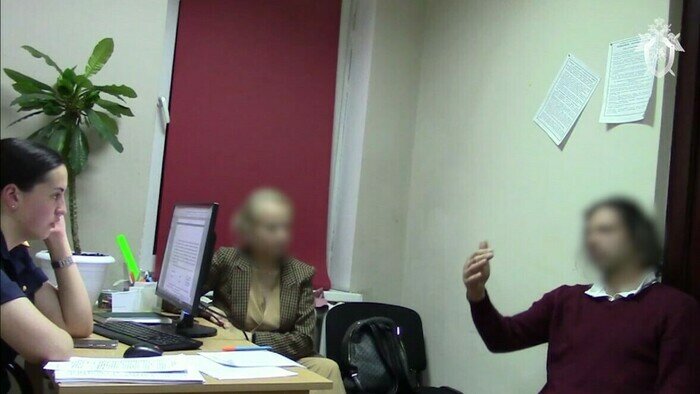 Обвиняемый даёт показания | Скриншот видеозаписи СУ СК России по Калининградской области