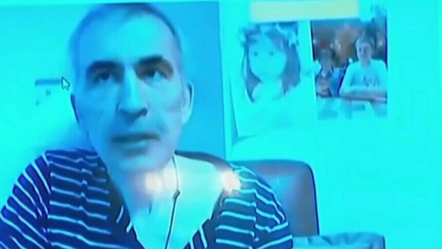 Михаил Саакашвили показал своё исхудавшее лицо и шокировал публику (фото) - Новости Калининграда | Скриншот видео