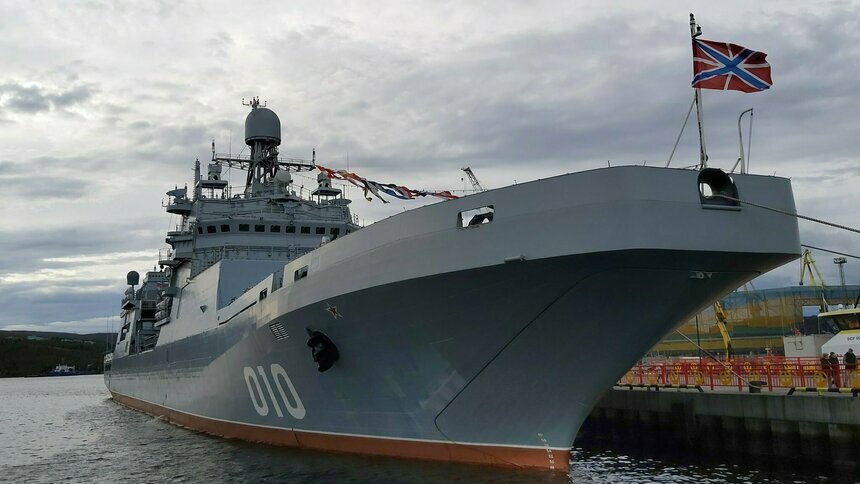 Большой десантный корабль «Иван Грен» | Фото: пресс-служба ЗВО по Балтфлоту