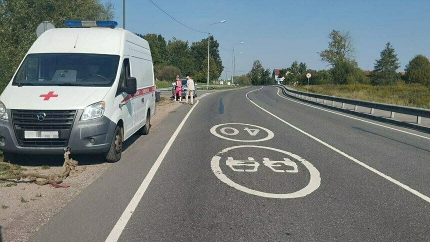 Место ДТП | Фото: ГИБДД по Калининградской области