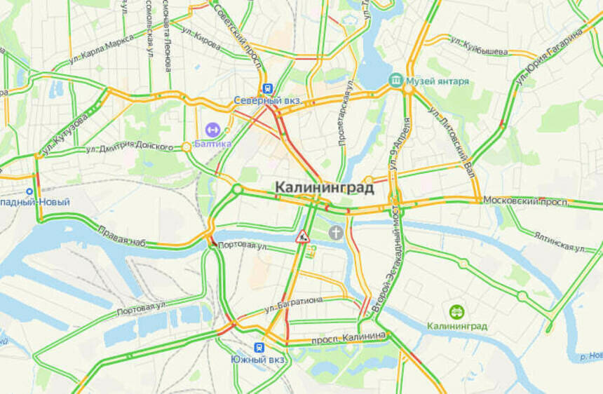 Пробки калининград. Карта пробок Калининград. Двухярусный мост схема движения Калининград на карте. Пробка в воскресенье г.Калининград на въезде. Калининград на карте.
