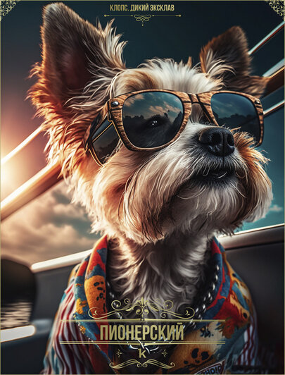 Пионерский в образе собаки  | Иллюстрация: Александр Подгорчук  / Midjourney