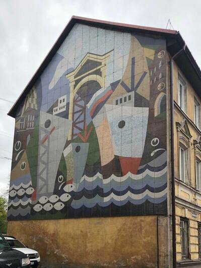 На торце дома на Киевской воссоздадут советскую мозаику (фото ...