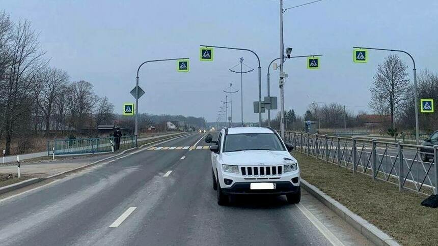 Место ДТП | Фото: пресс-служба ГИБДД по Калининградской области