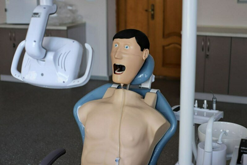 Стоматологический фантом пациента для отработки навыков студентами-медиками